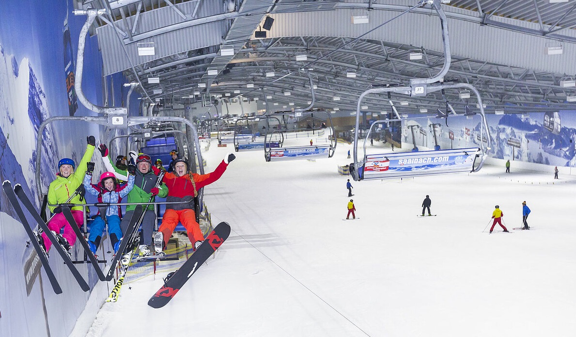 foto van indoor skipiste